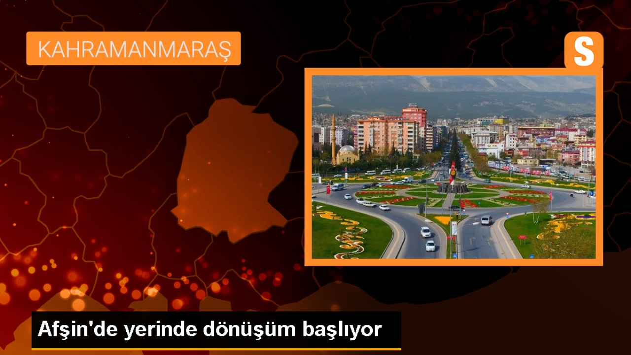 Afşin'de deprem sonrası imar ve inşa çalışmaları sürüyor