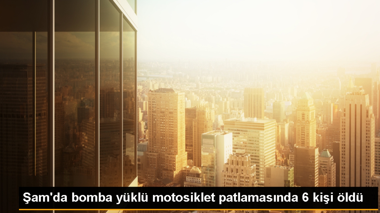 Şam'da motosiklet bombası patladı: 6 ölü, 23 yaralı