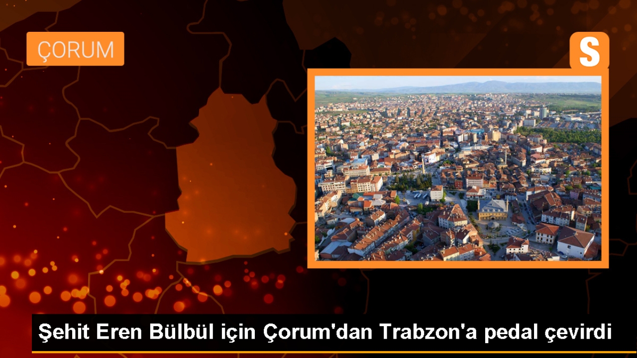 İzmirli bisikletçi Orhan Kotluk, şehit Eren Bülbül anısına Trabzon'a bisikletle geldi