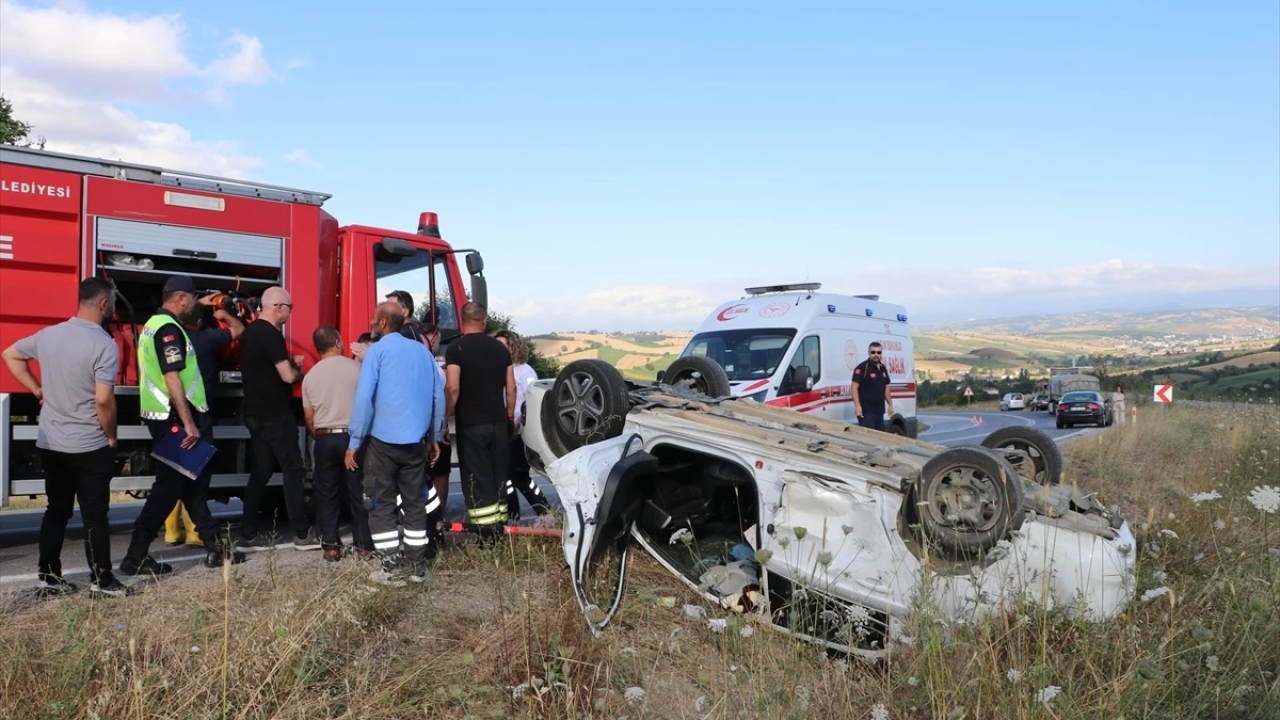 Samsun Havza'da Trafik Kazası: 3'ü Çocuk 5 Kişi Yaralandı