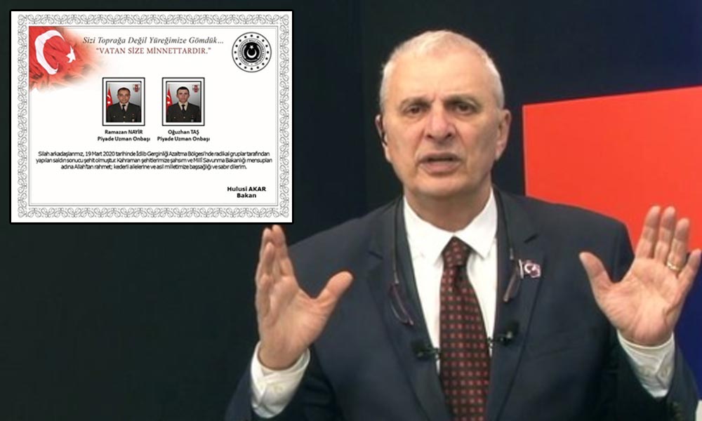 Can Ataklı’dan Hulusi Akar’a: Koronanın arkasına saklanmayın, niye itiraf etmiyorsunuz?