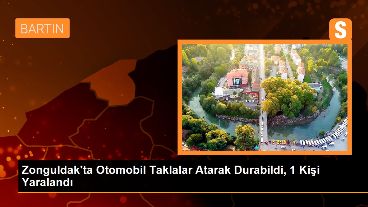 Çaycuma'da araç taklalar atarak durabildi, 1 kişi yaralandı
