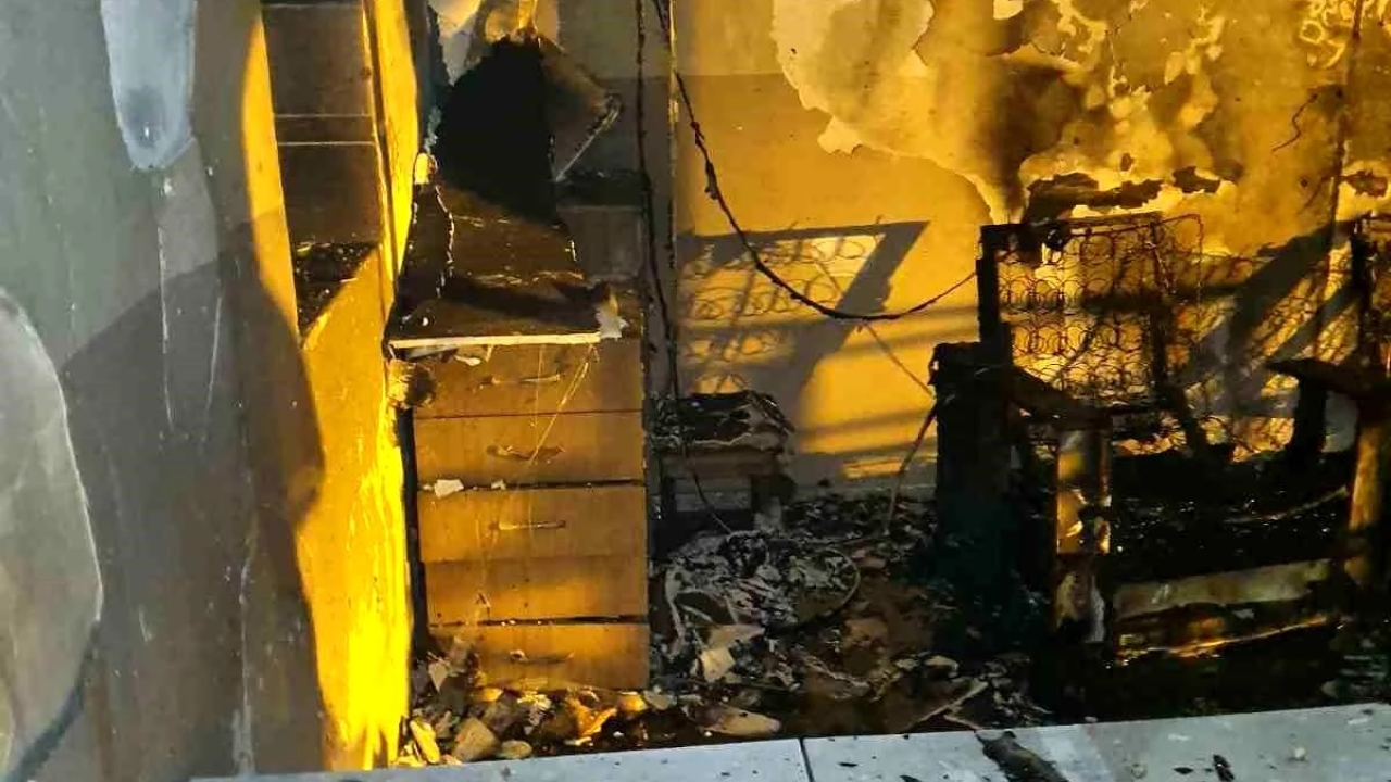 Van'ın İpekyolu ilçesinde çıkan yangın söndürüldü