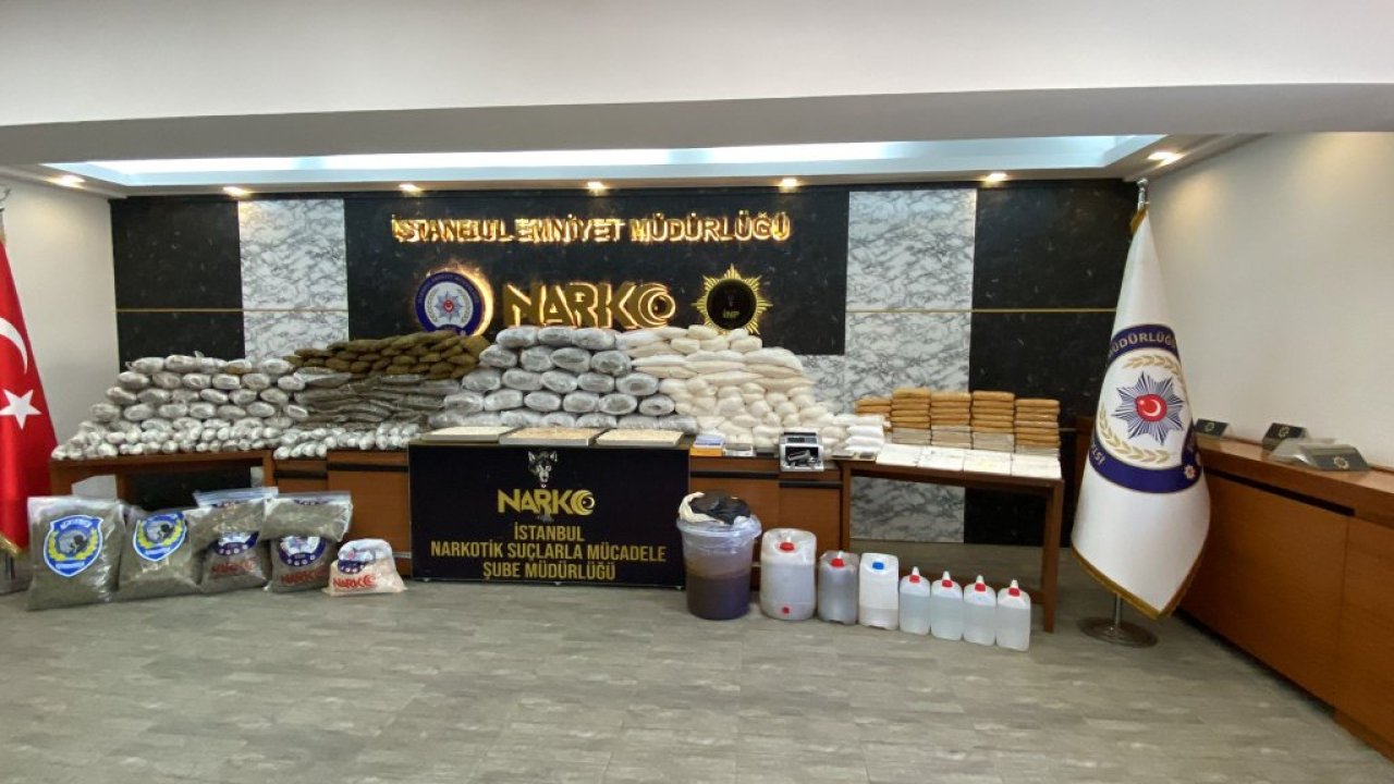 İstanbul'da 7 ayda 9 ton uyuşturucu bulundu