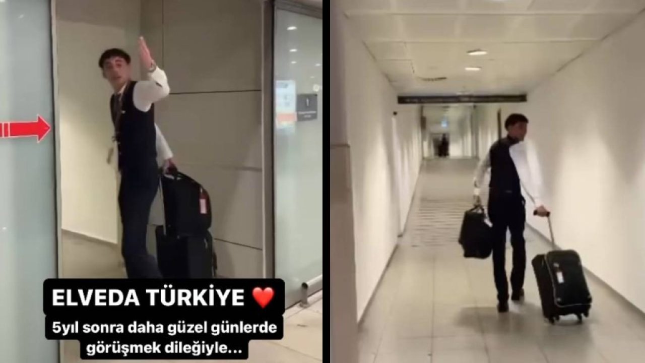 Kabin memuru, uçuş sonrası Hollanda'ya iltica talebinde bulundu: Ben Serhat, gidiyorum