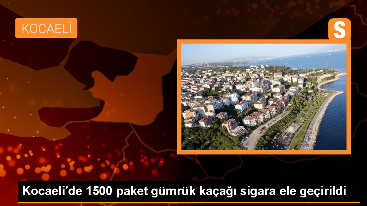 İzmit'te yapılan operasyonda kaçak sigara ve elektronik sigara ele geçirildi