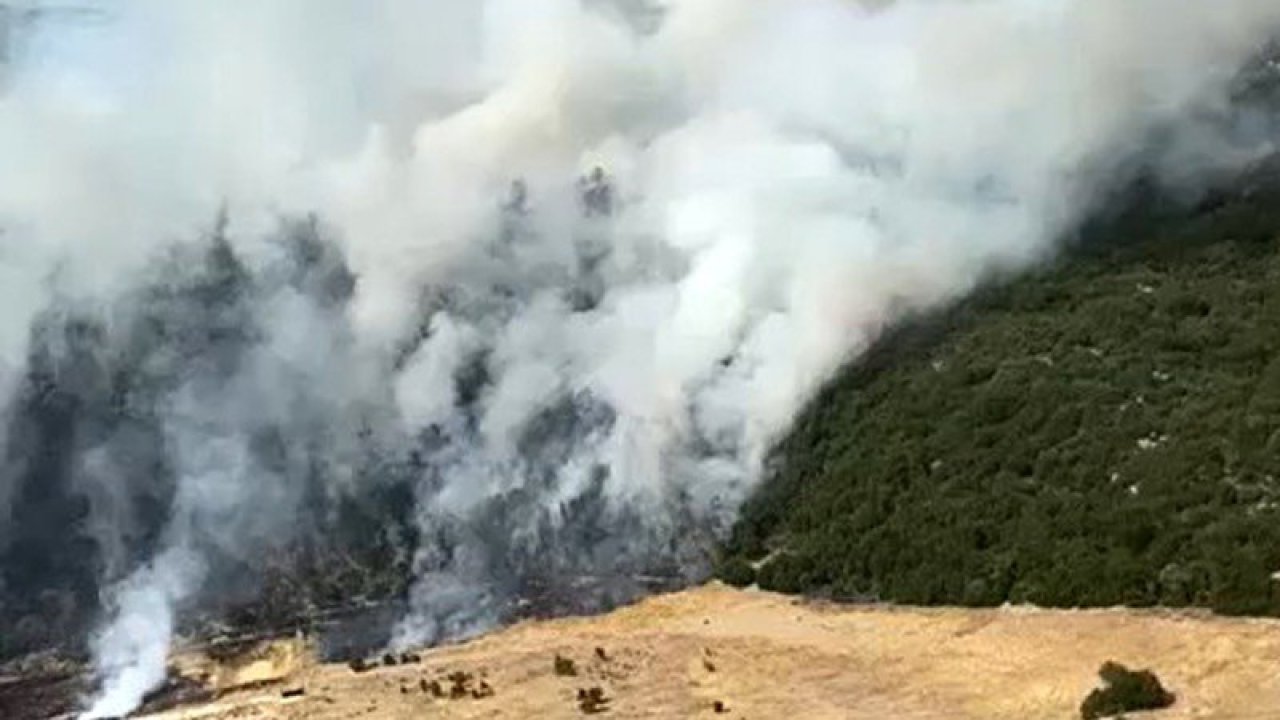 Antalya'da orman yangını