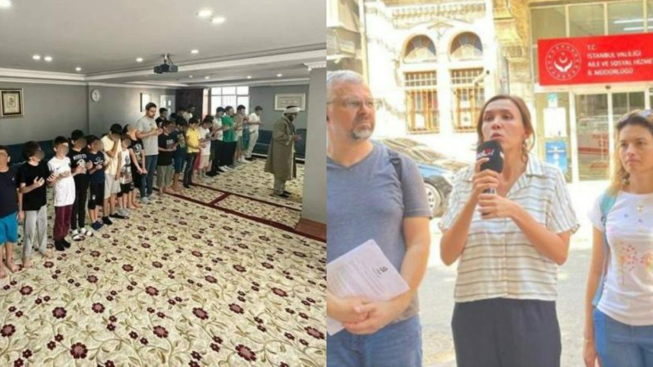 'Tarikat kampı' skandalına tepkiler çığ gibi: TKP, İl Müdürlüğü'nün önüne gitti; 'Bakanlık suçunu itiraf etti'