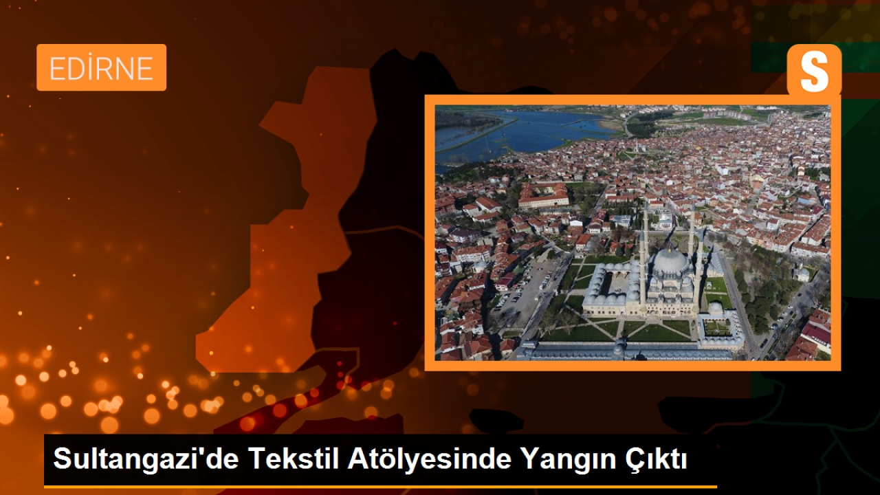 Sultangazi'de Tekstil Atölyesinde Yangın Çıktı