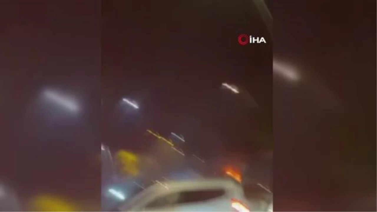Adana'da Otomobil Alev Alev Yandı