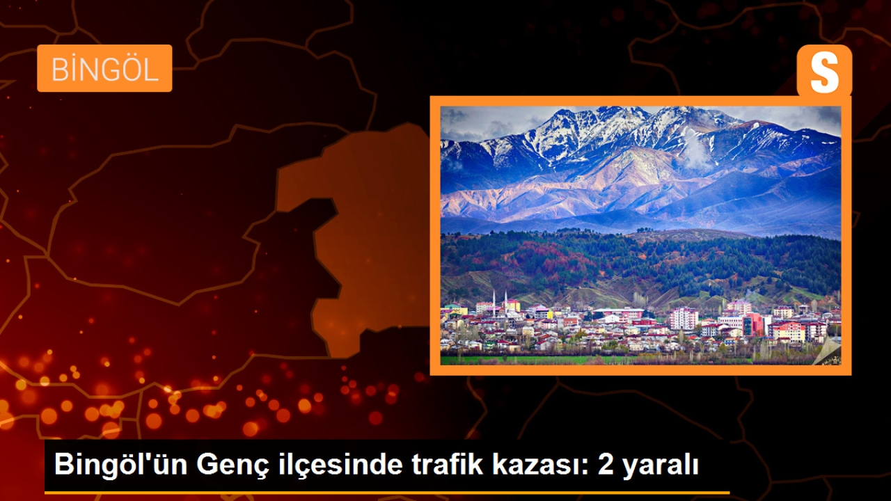 Bingöl Genç'te Trafik Kazası: 2 Yaralı