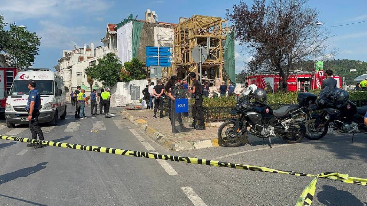 İstanbul'da çöken binanın altında kalan 1 kişi ağır yaralı olarak binadan çıkarıldı