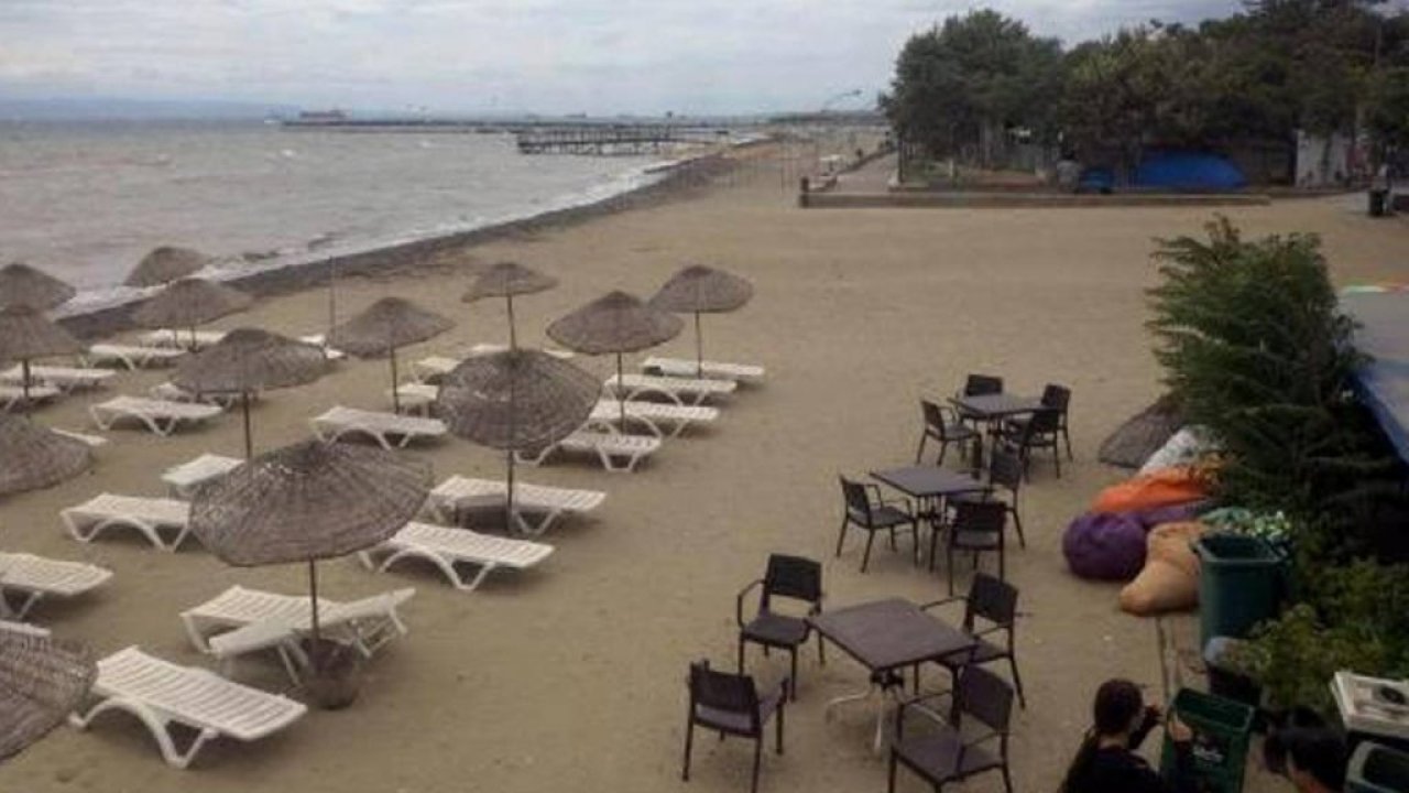 Şarköy'de 'fırtına' tedbiri: Tüm plajlar kapatıldı