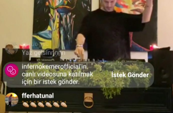 Gece kulübünün açılışı, sosyal medya üzerinden yapıldı