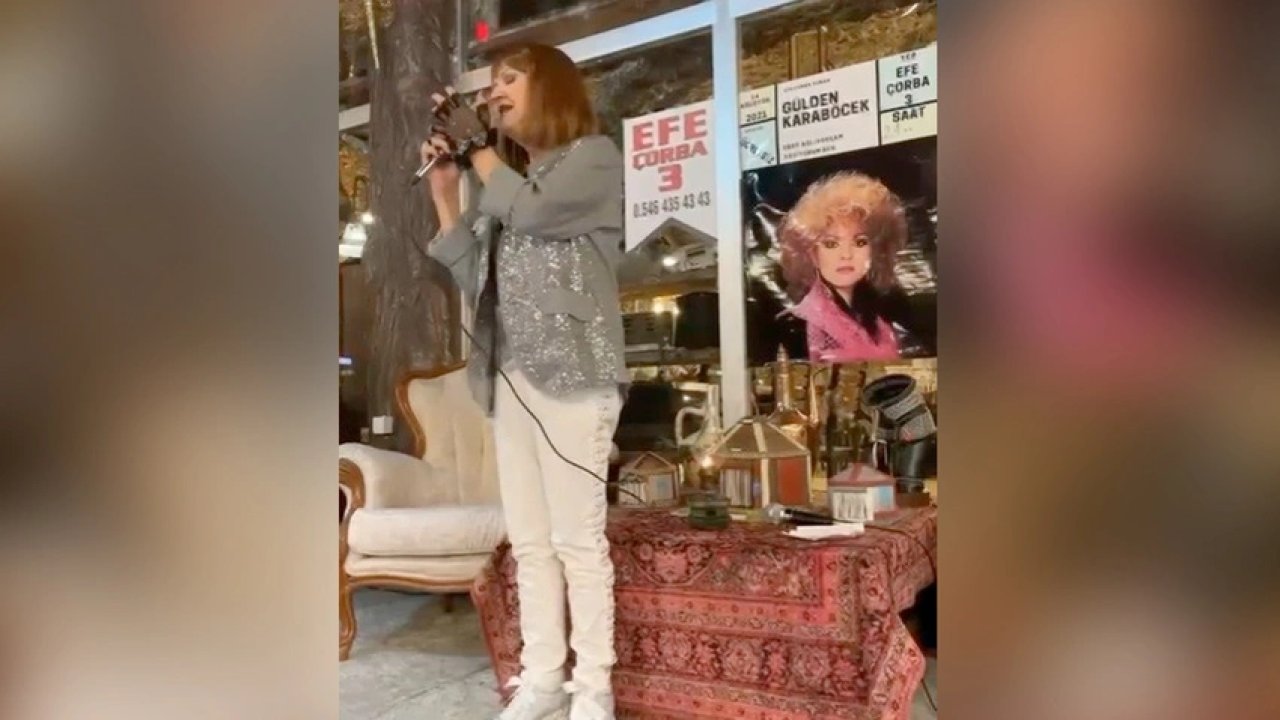 Gülden Karaböcek'in çorbacıda şarkı söylediği görüntüler gündem olmuştu: Mekan sahibinden açıklama geldi