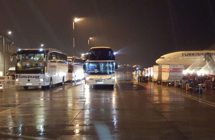Belçika’da yaşayan 328 Türk vatandaşı Ramazan Bayramı için Trabzon’a getirildi