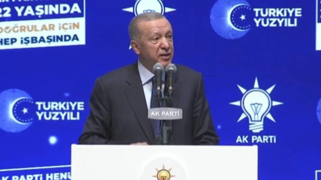 Erdoğan: Ak Parti 22 yıl önce Türkiye’ye güneş gibi doğdu