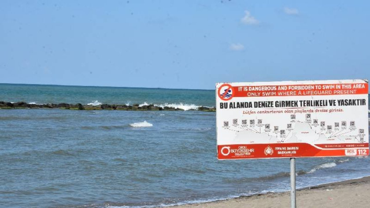 Yasak alanda denize giren 2 kadın, boğuma tehlikesi geçirdi