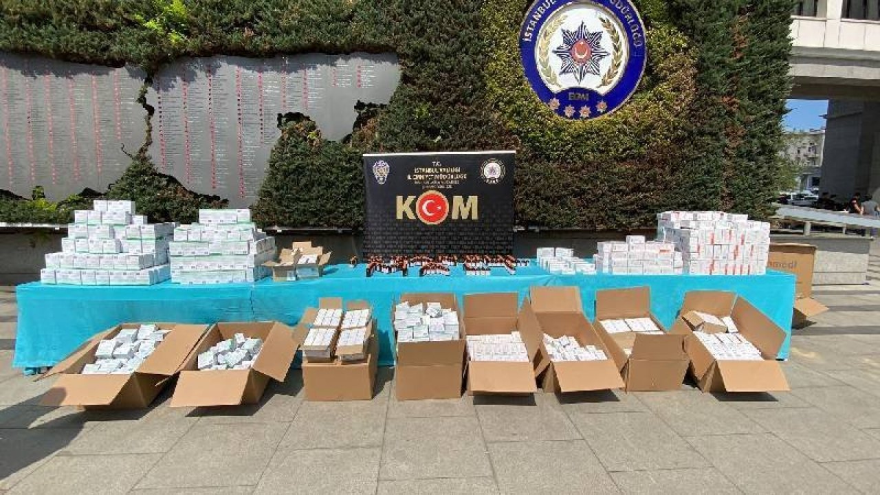 Eczacı kalfalarına operasyon: 5 milyon değerinde ilaç ele geçirildi