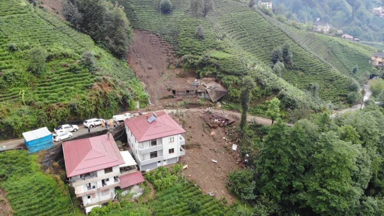 Rize'de sel ve heyelanların faturası: 6 milyon lirayı aştı