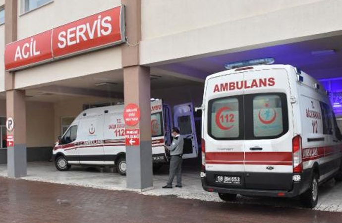 Sivas’ta kolonya içen kişi komaya girdi.