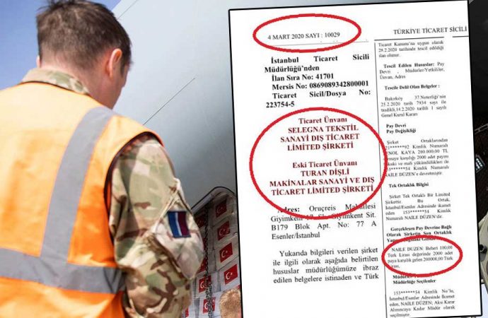 İngiltere’nin iade edeceği ekipmanları AKP’li şirket üretmiş