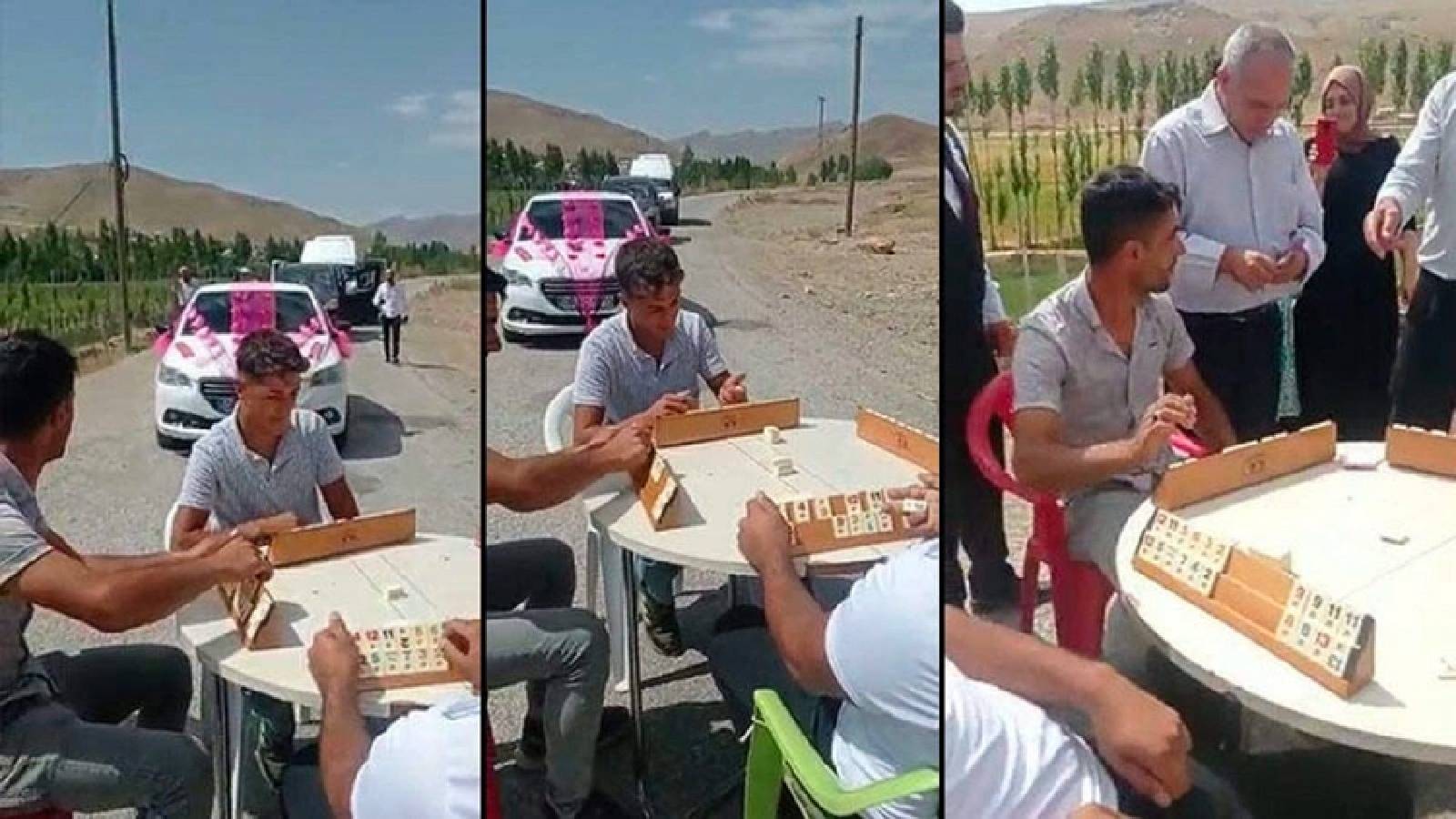 Kara yolunda okey masası kurup düğün konvoyunun önünü kesmişlerdi: Kişi başına 1900 lira para cezası çarptırıl