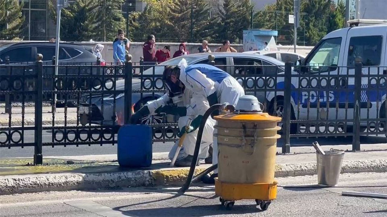 Pendik'te kimyasal madde alarmı: Yol trafiğe kapatıldı