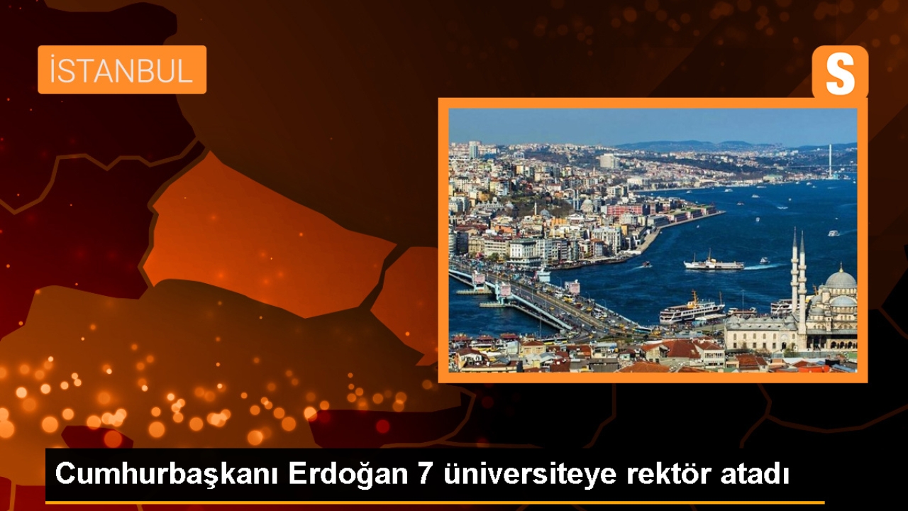 Cumhurbaşkanı Erdoğan 7 üniversiteye rektör atadı