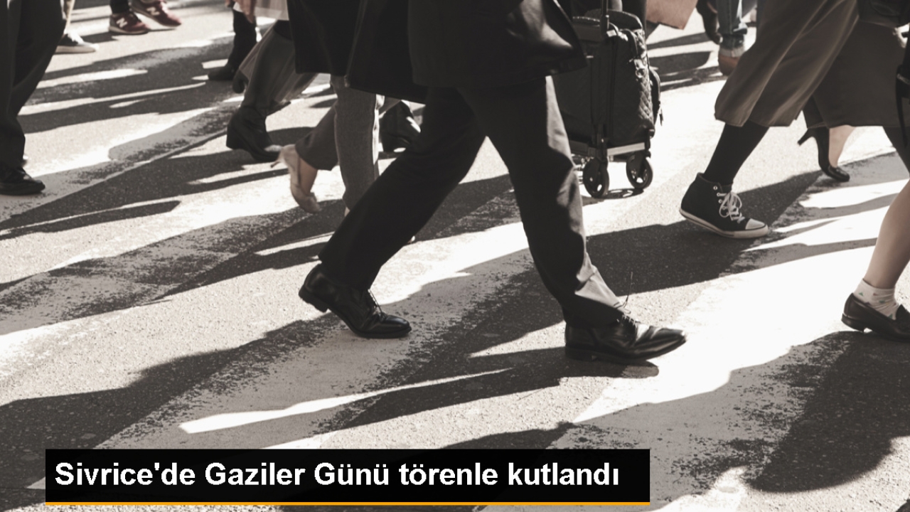 Sivrice'de Gaziler Günü törenle kutlandı