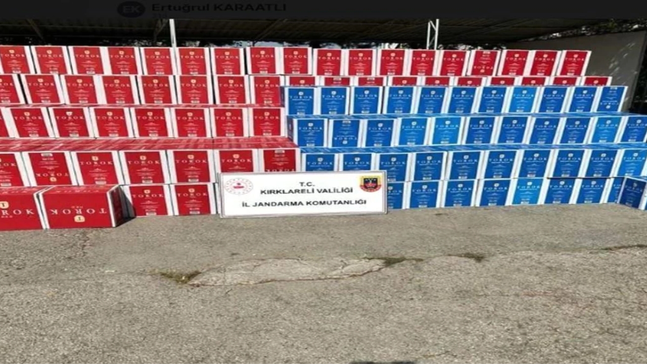 Kırklareli'de Jandarma Operasyonunda 22 Kilo Esrar ve 120 Bin Makaron Ele Geçirildi