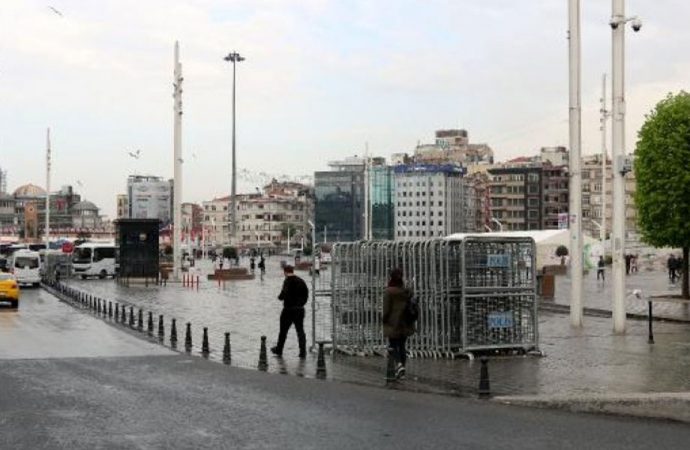 1 Mayıs öncesi Taksim’de 'OHAL'