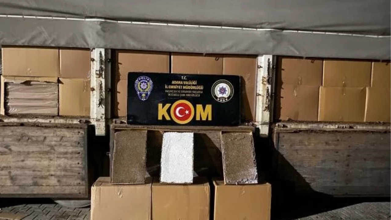 Adana'da 8 Milyon Sigara Ele Geçirildi