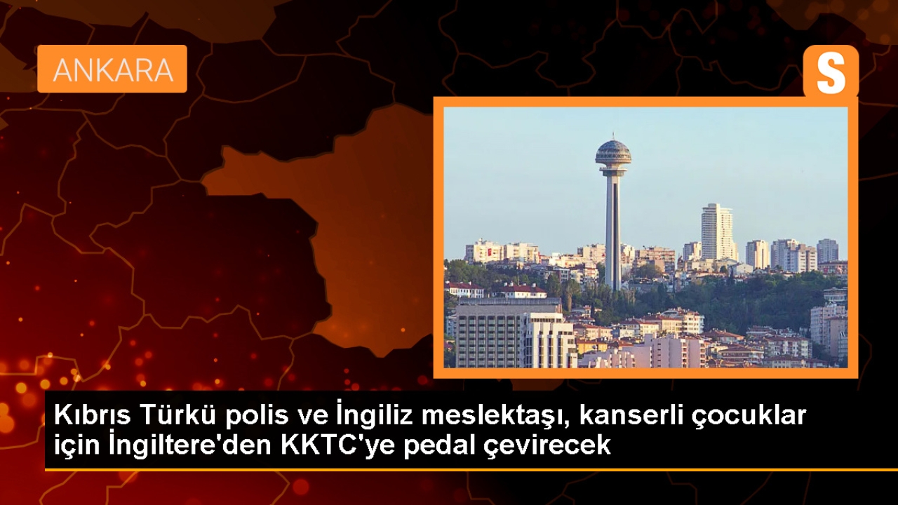 Kıbrıs Türkü polis ve İngiliz meslektaşı, kanserli çocuklar için İngiltere'den KKTC'ye pedal çevirecek