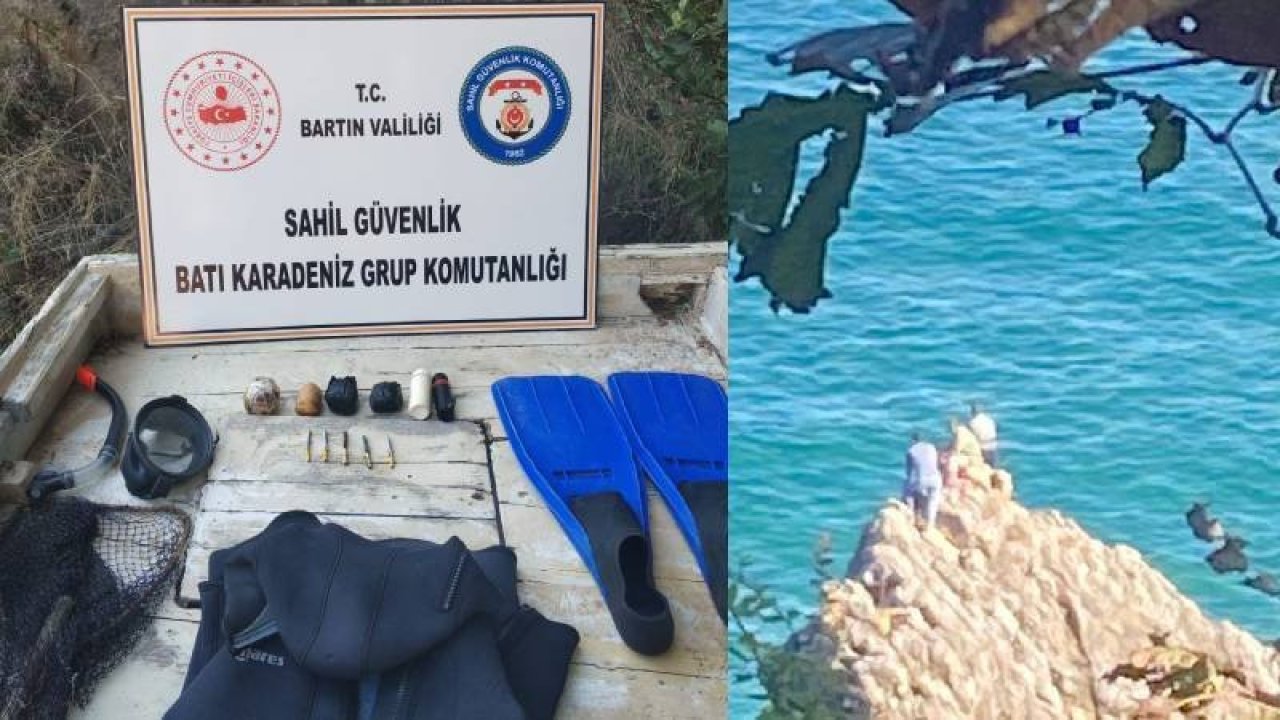 Denizde dinamitle balık avlayan 2 kişi, suçüstü yakalandı