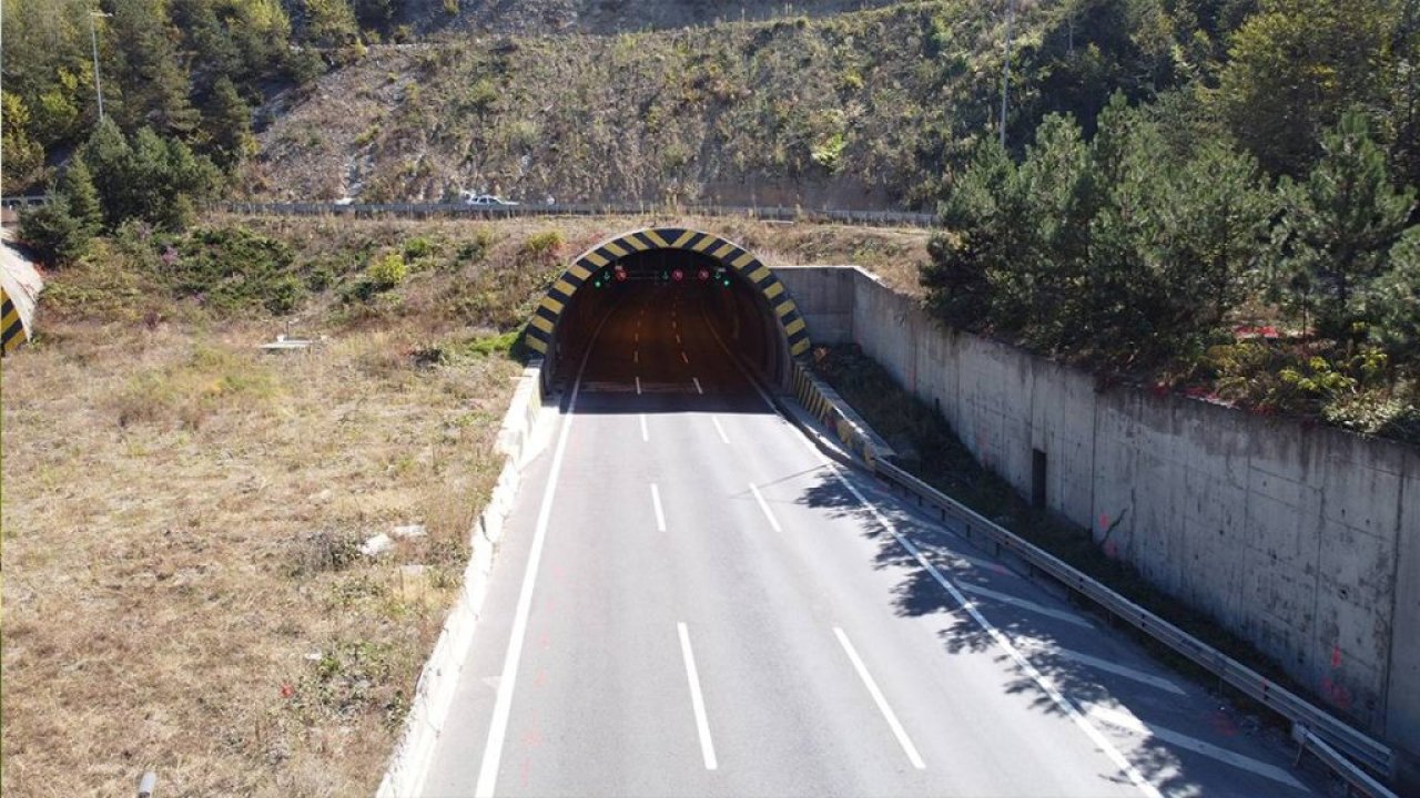 Bolu Tüneli'nde onarım çalışması: 46 gün tek yönlü kapatıldı