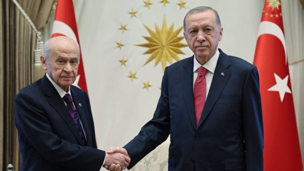 Erdoğan ve Bahçeli bir araya geldi