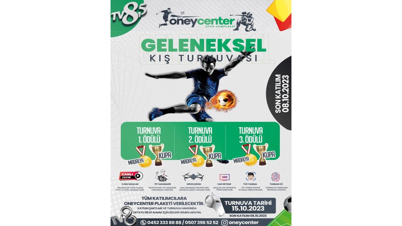 Oneycenter geleneksel kış futbol turnuvası başlıyor!