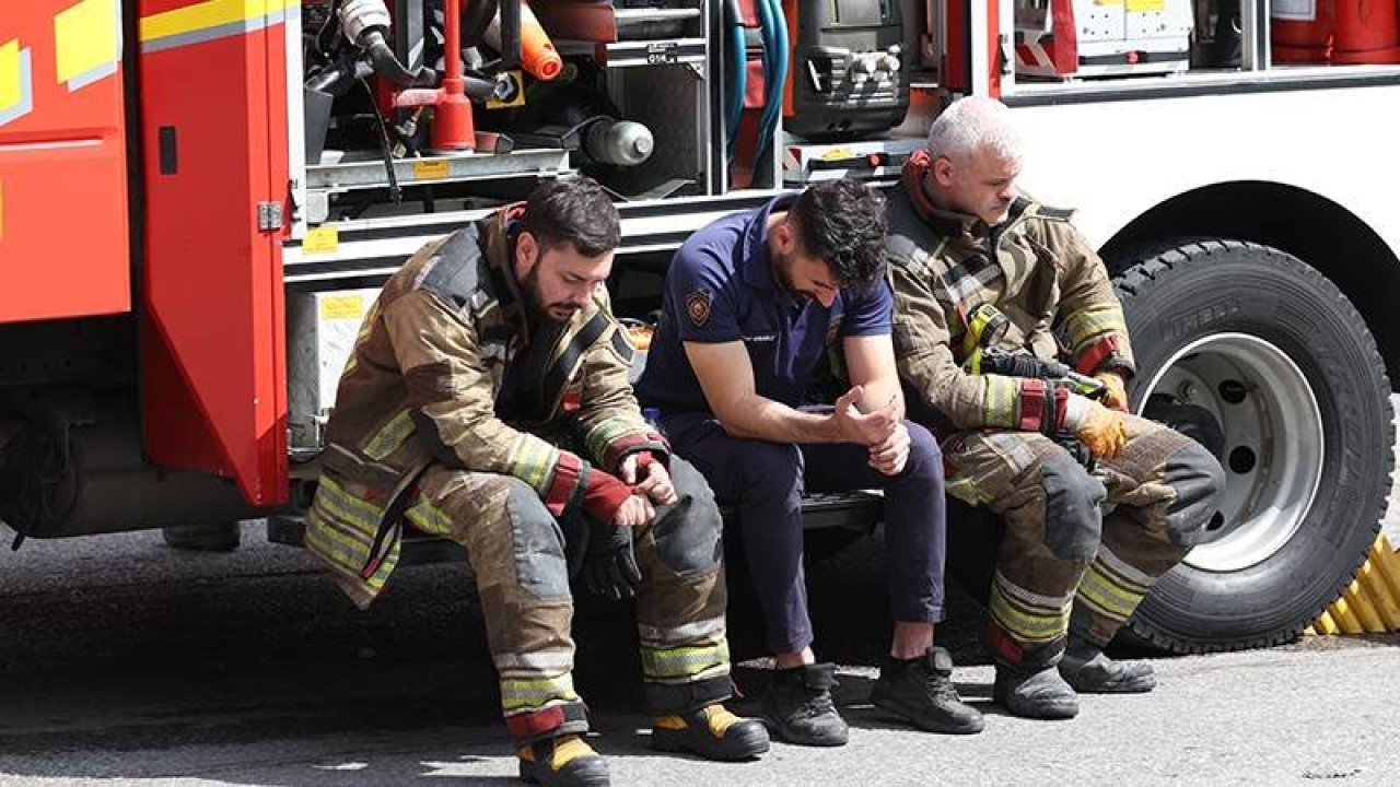 Ankara'da yangın, bir itfaiye eri şehit oldu, iki ağır yaralı