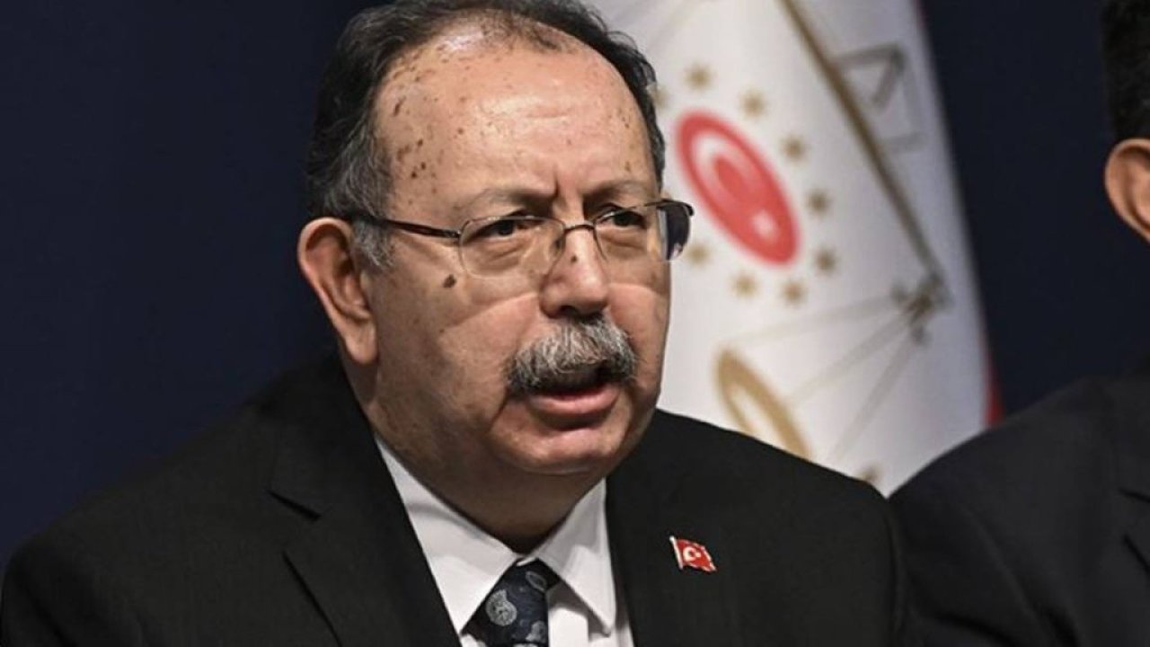 YSK Başkanı Yener'den yerel seçim açıklaması: İlk genelgemiz istifa etmesi gerekenlere ilişkin olacak