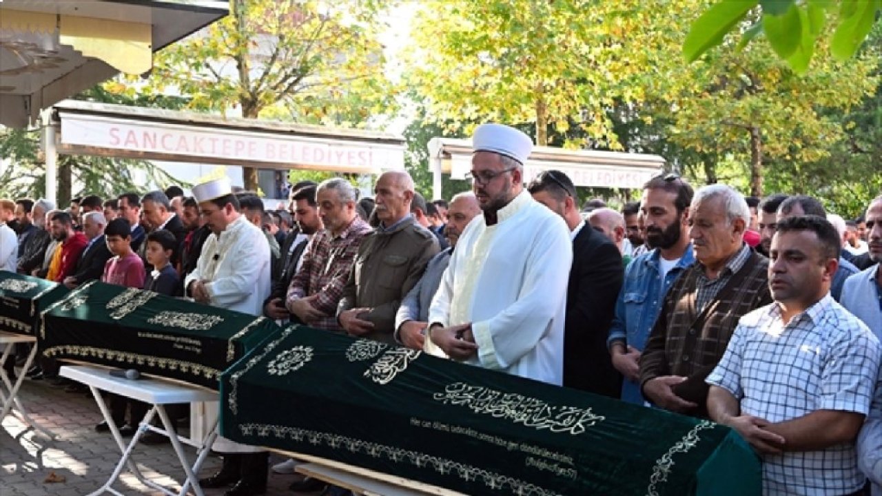 İnşaatın temelindeki suda ölü bulunan 3 kardeş defnedildi