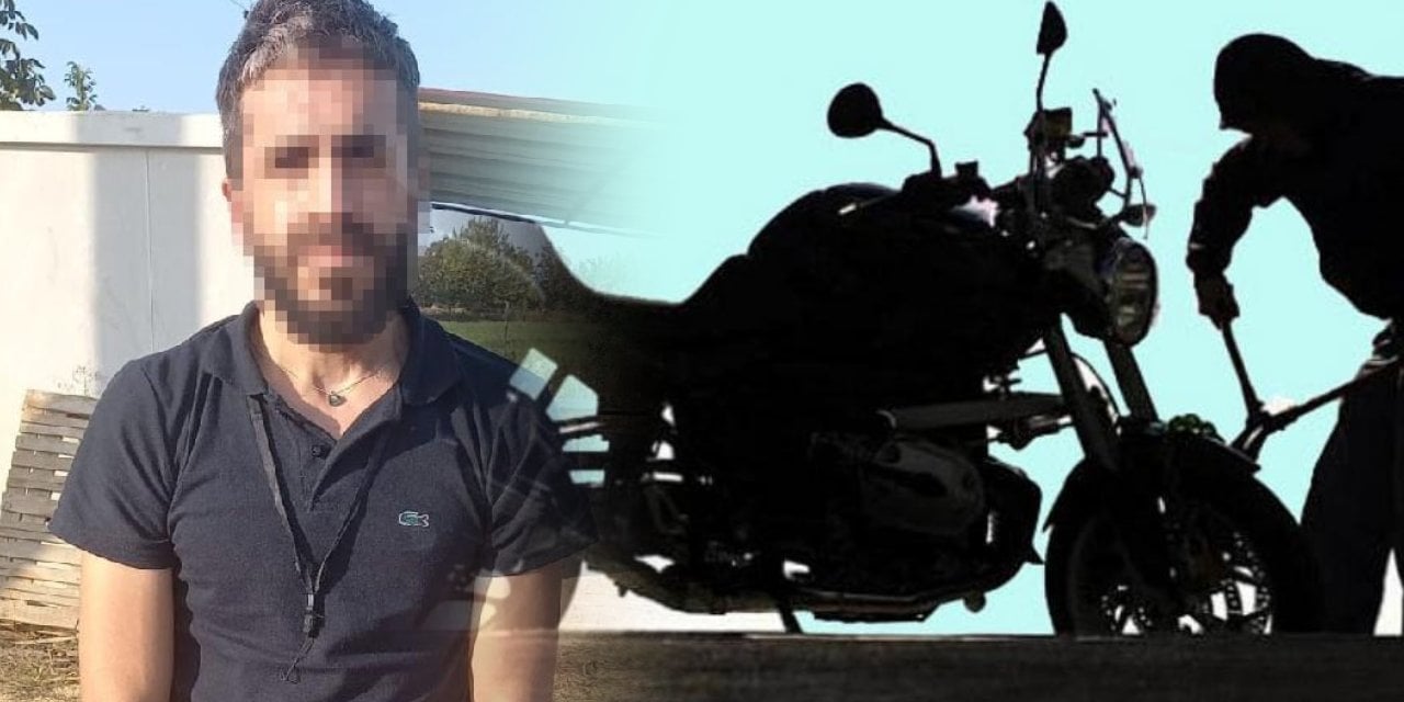 O anı bekliyormuş... Cemaat namaz kılarken, imamın motosikletini çaldı