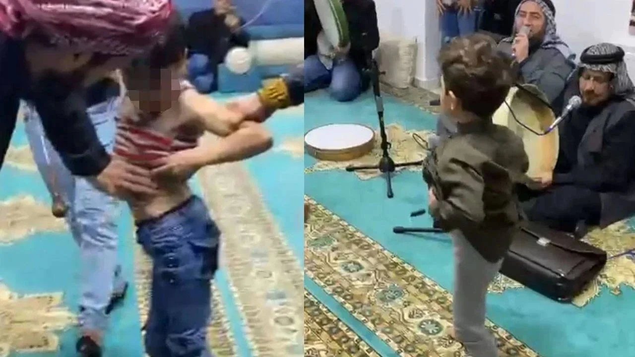 Zikir sırasında karınlarına şiş batırılan çocukların babaları gözaltına alındı