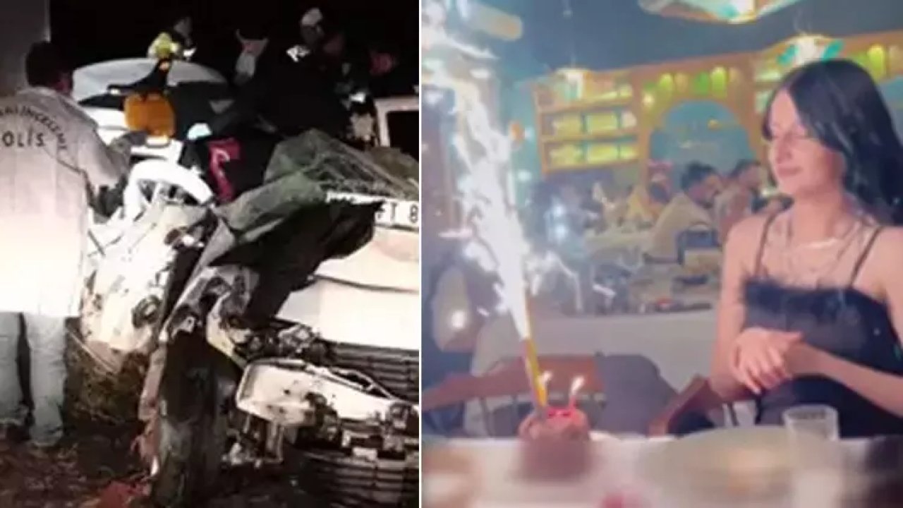 Doğum günü eğlencesi dönüşü meydana gelen kazada 3 kişi öldü