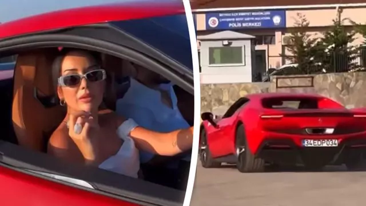 Dilan Polat kırmızı Ferrari ile karakola gitti! Nagihan Karadere dayanamadı