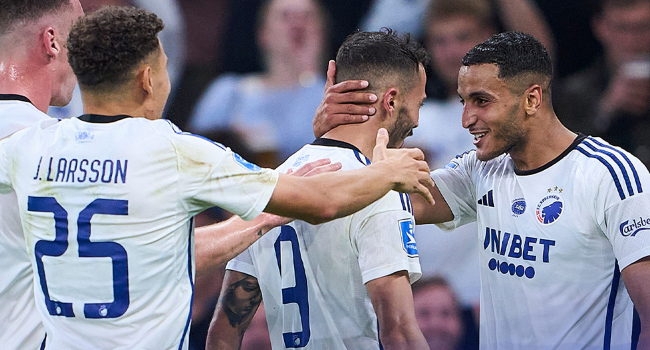 Galatasaray'ın Avrupa'daki rakiplerinden Kopenhag, Vejle'yi 2-1 yendi