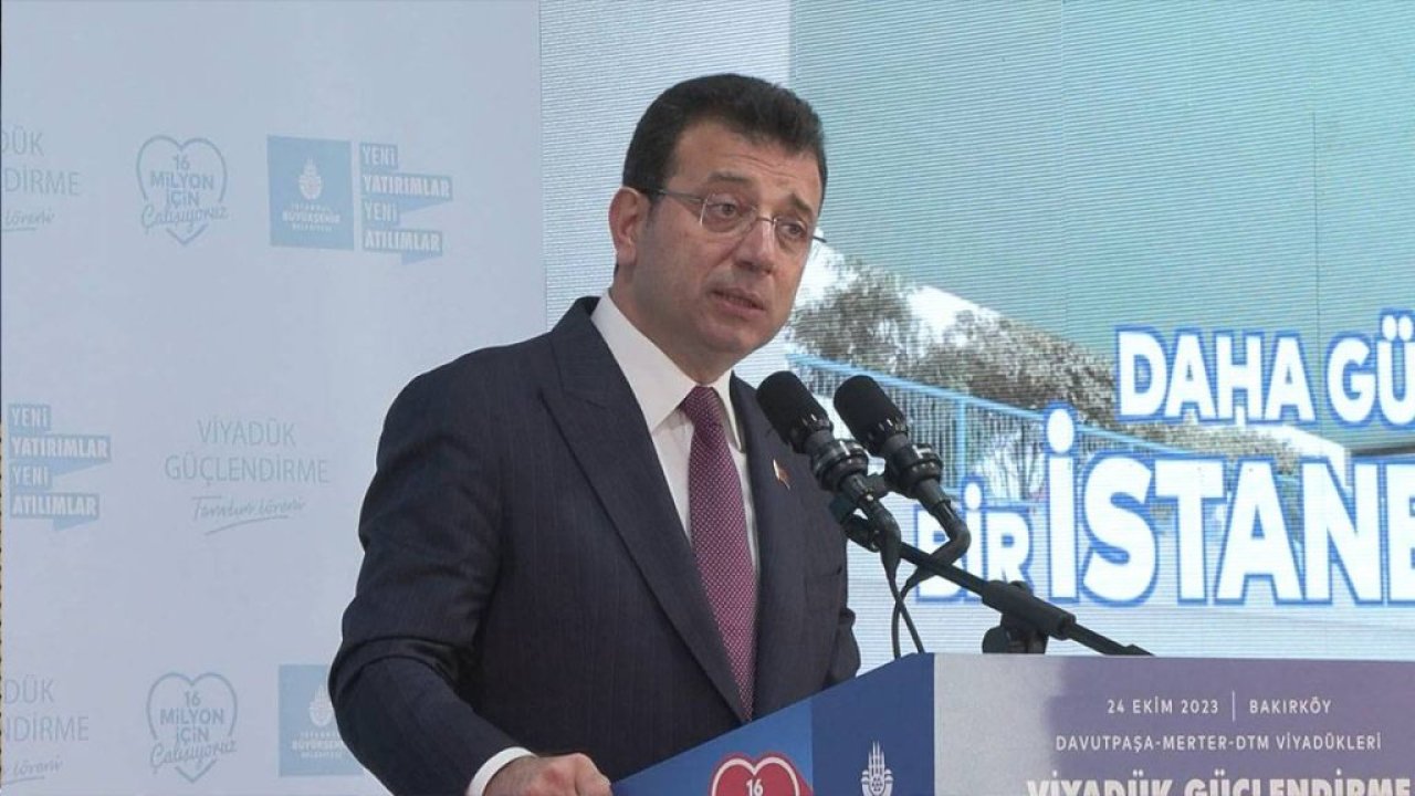 İmamoğlu: Deprem konusunda İstanbul'un kanuna bile ihtiyacı var