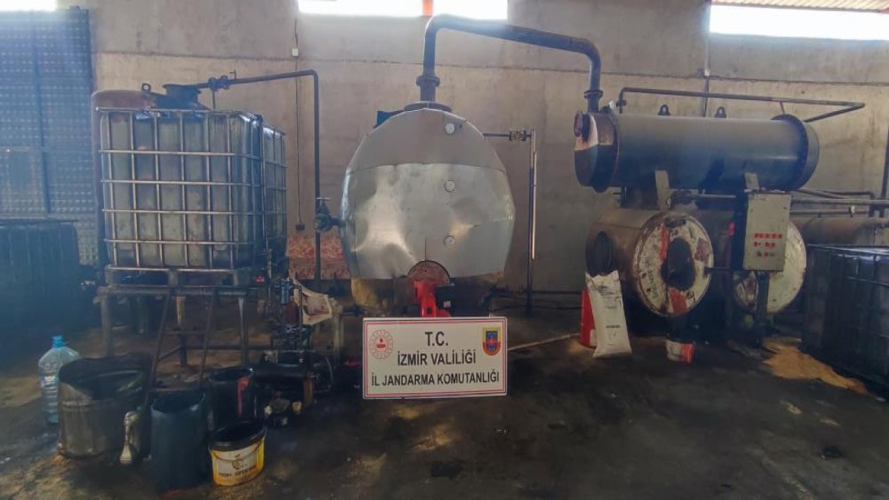 İzmir’de 27 buçuk ton kaçak akaryakıt ele geçirildi