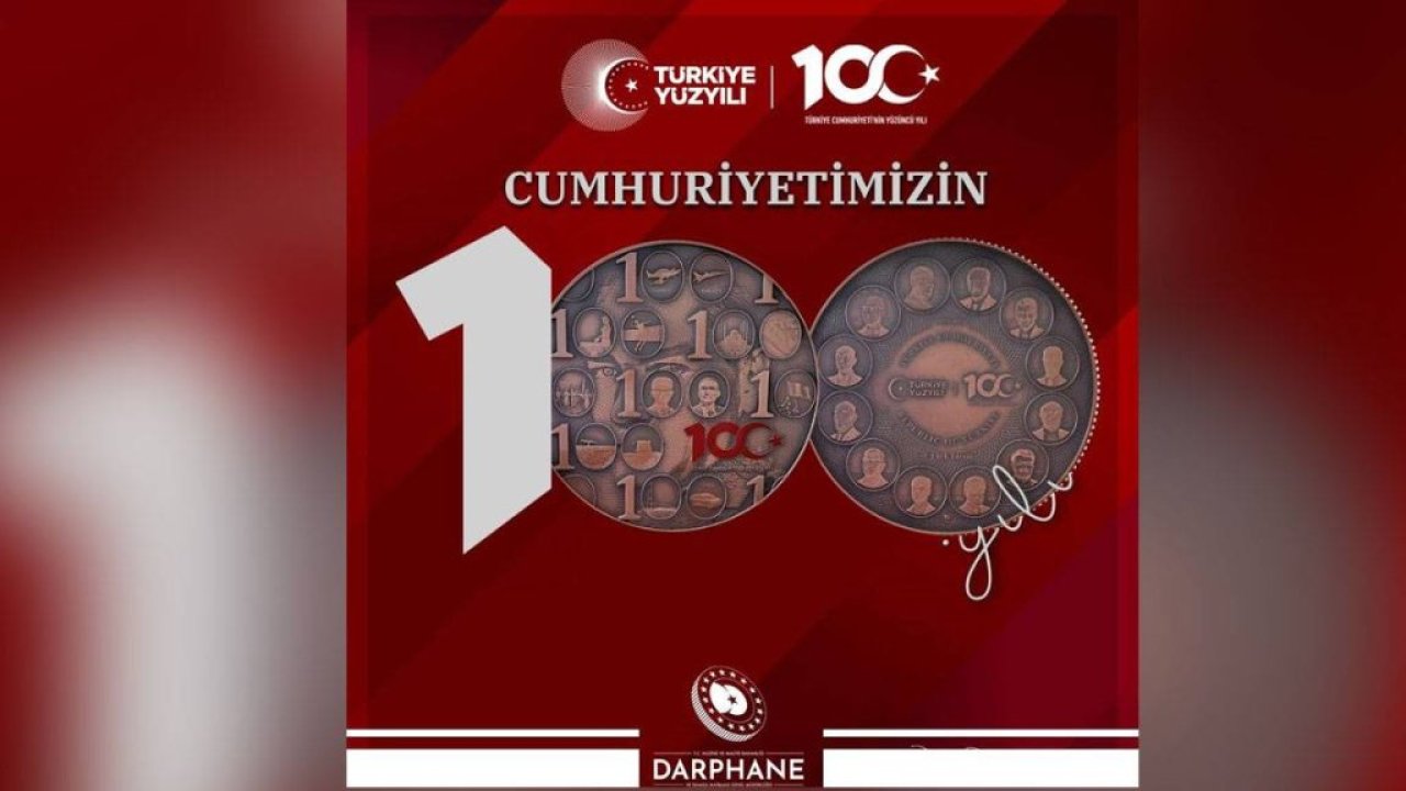 Bakan Şimşek'ten Cumhuriyet'in 100'üncü yılına hatıra para paylaşımı