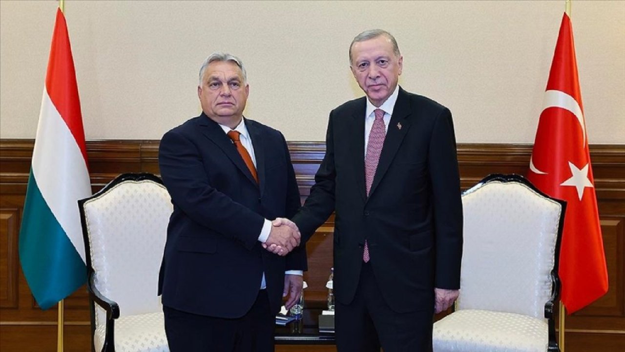 Erdoğan, Macaristan'ın Başbakanı Orban'ı kabul etti